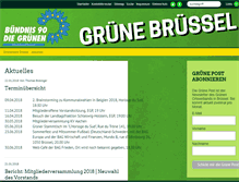 Tablet Screenshot of gruene-bruessel.eu
